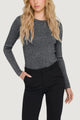 Maglia Jacqueline de Yong JDYPLUM LUREX L/S O-NECK PULLOVER KNT