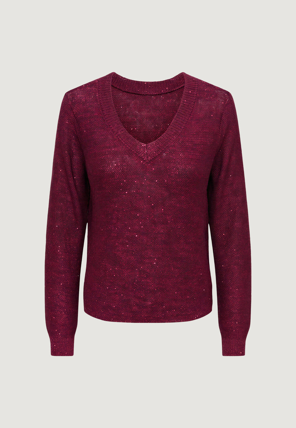 Maglia Jacqueline de Yong JDYMIA L/S V-NECK SEQUIN PULLOVER KNT