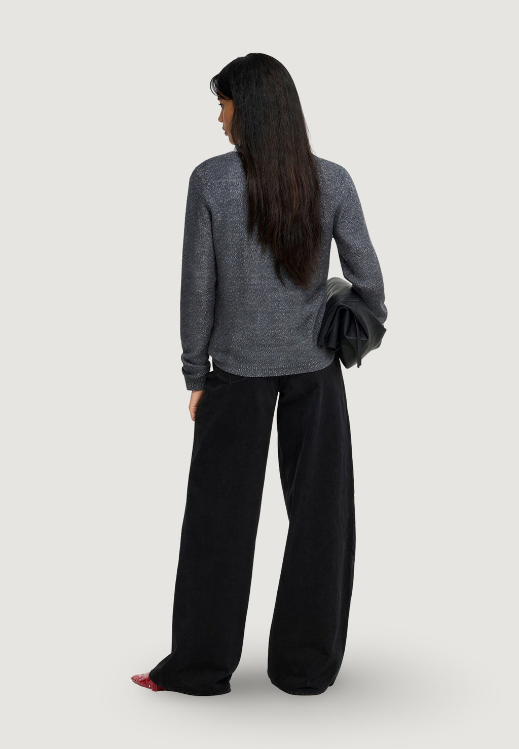 Maglia Jacqueline de Yong JDYMIA L/S V-NECK SEQUIN PULLOVER KNT
