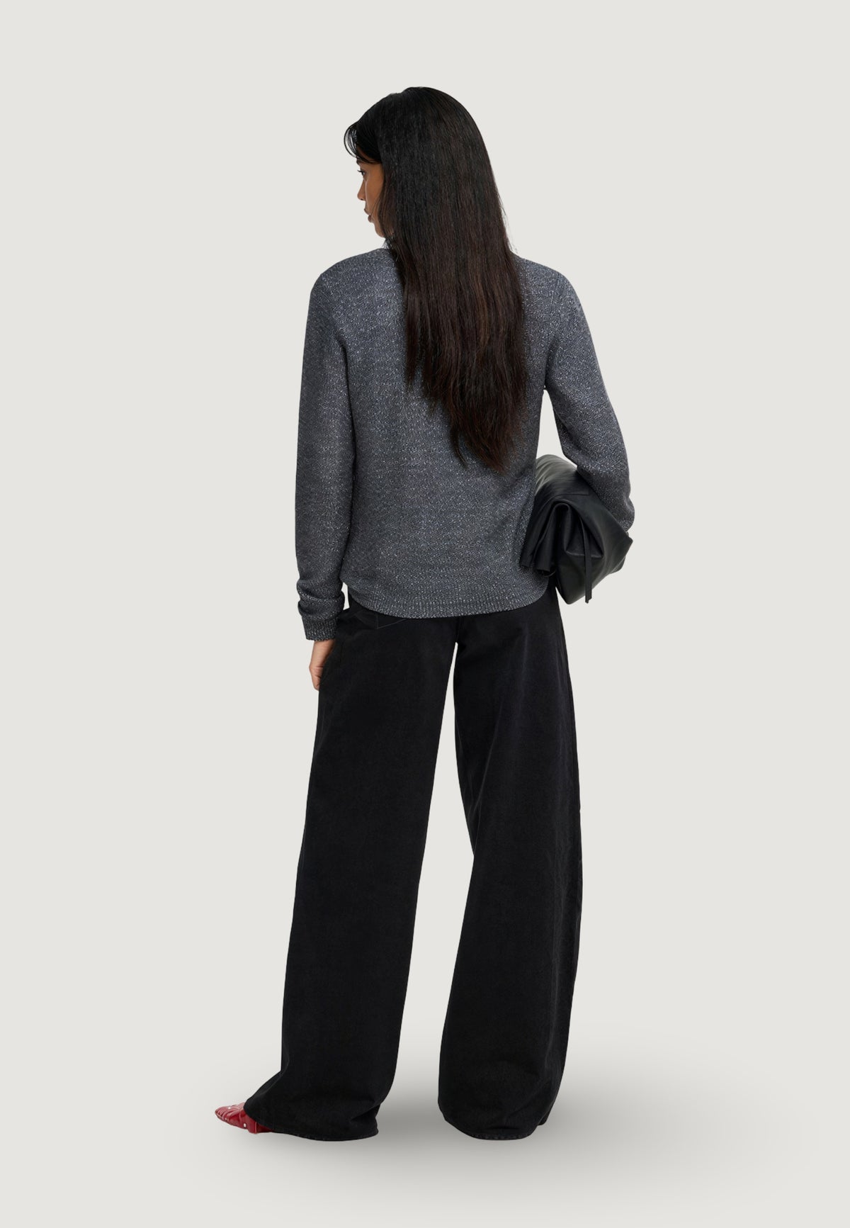 Maglia Jacqueline de Yong JDYMIA L/S V-NECK SEQUIN PULLOVER KNT