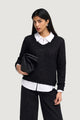 Maglia Jacqueline de Yong JDYMIA L/S V-NECK SEQUIN PULLOVER KNT