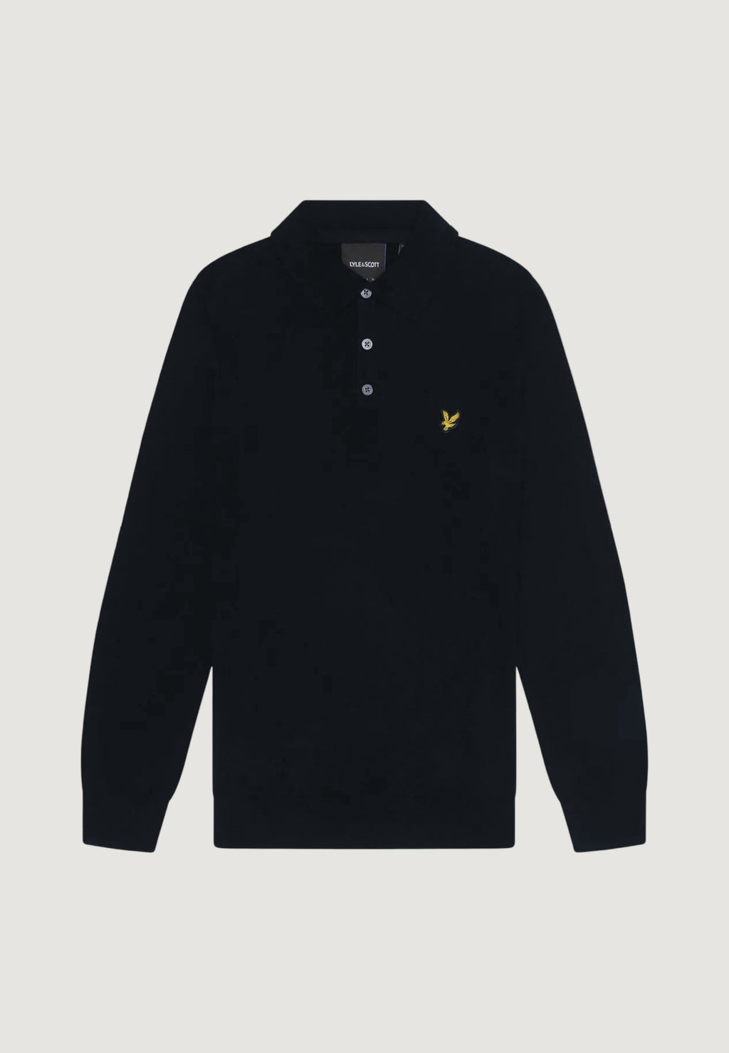 jersey Lyle & Scott Cotton Merino Long Sleeve Knit