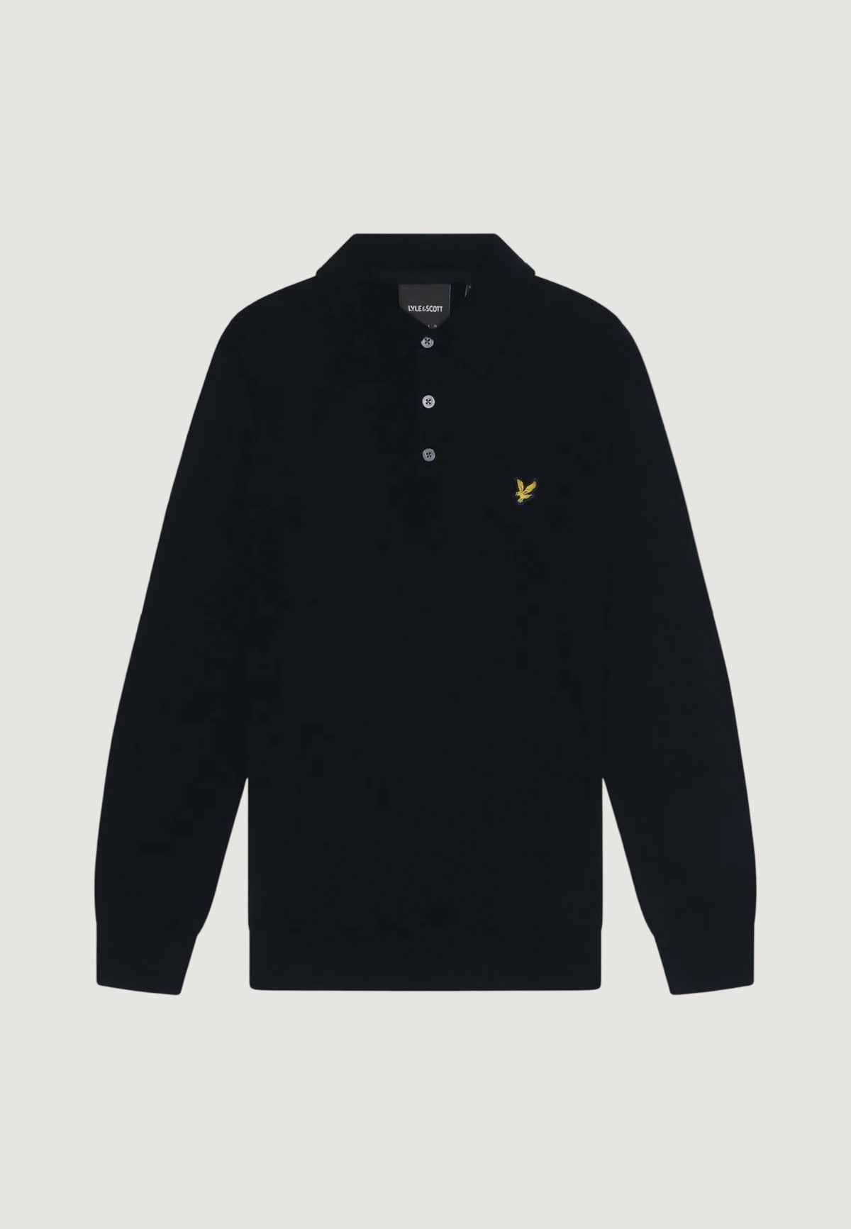 jersey Lyle & Scott Cotton Merino Long Sleeve Knit