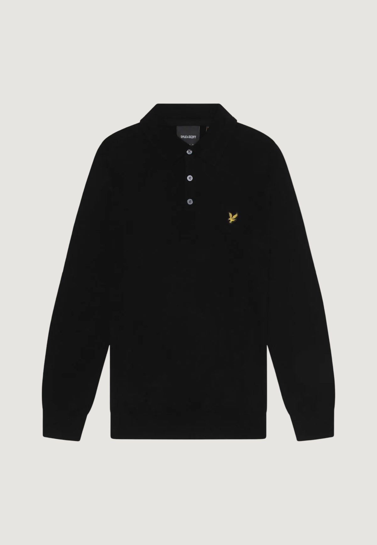 jersey Lyle & Scott Cotton Merino Long Sleeve Knit