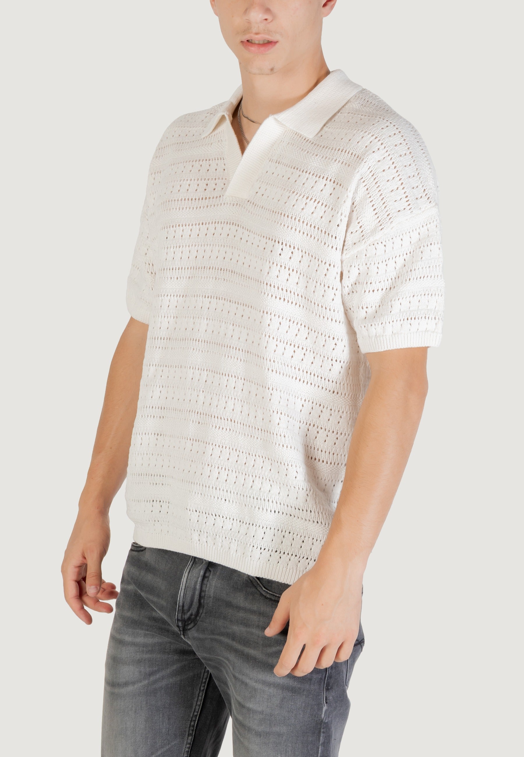 Maglia Only & Sons ONSGRAYSON DS 5 CHOCHET POLO KNIT NOOS