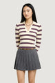 Maglia Only ONLKAYA LS STRIPE POLO KNT NOOS