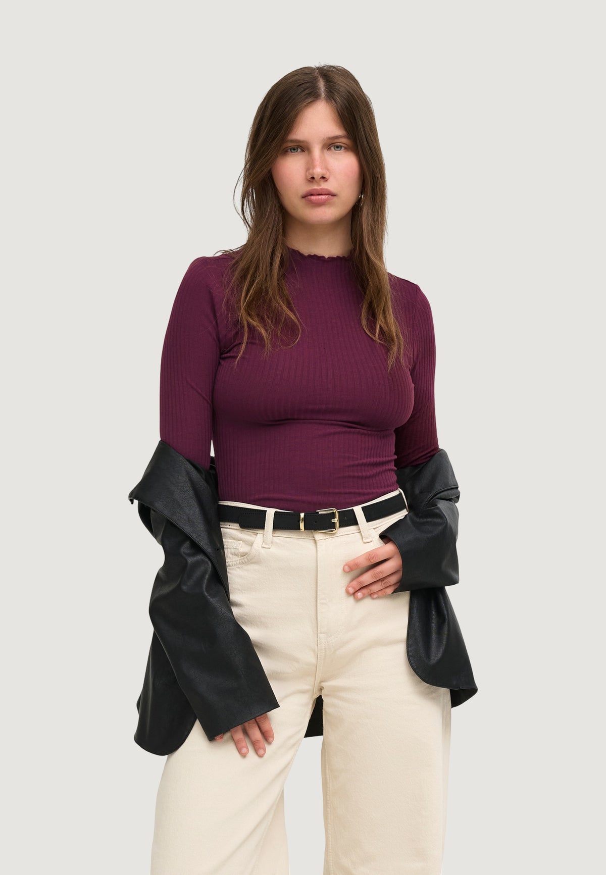 Jersey Only ONLEMMA L/S HIGH NECK TOP NOOS JRS 
