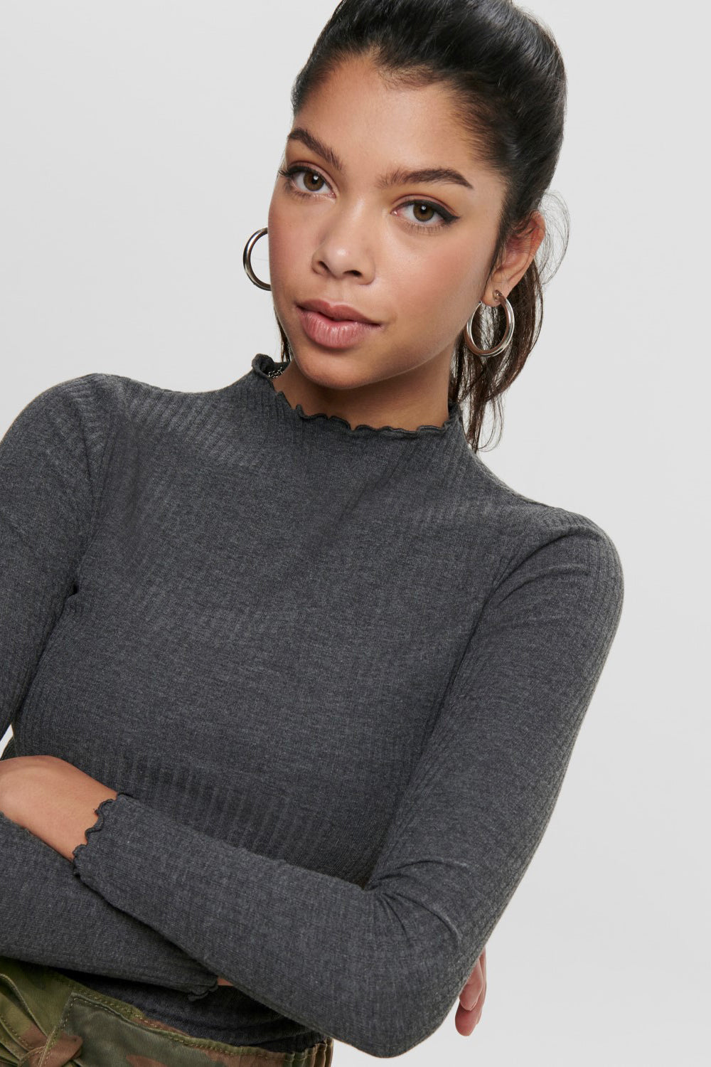 Dolcevita Only EMMA L/S HIGH NECK TOP NOOS JRS