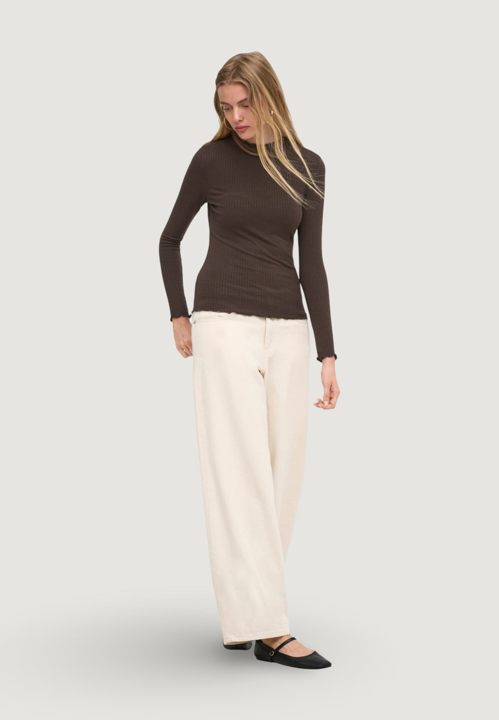 Jersey Only ONLEMMA L/S HIGH NECK TOP NOOS JRS 
