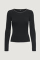 Maglia Only Onlemma Ls Bling O-Neck Knt