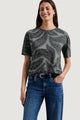 Maglia Street One LTD QR printed burn dessin shi