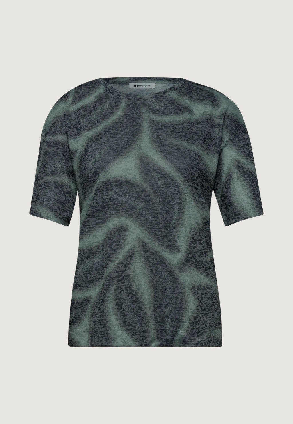 Maglia Street One LTD QR printed burn dessin shi