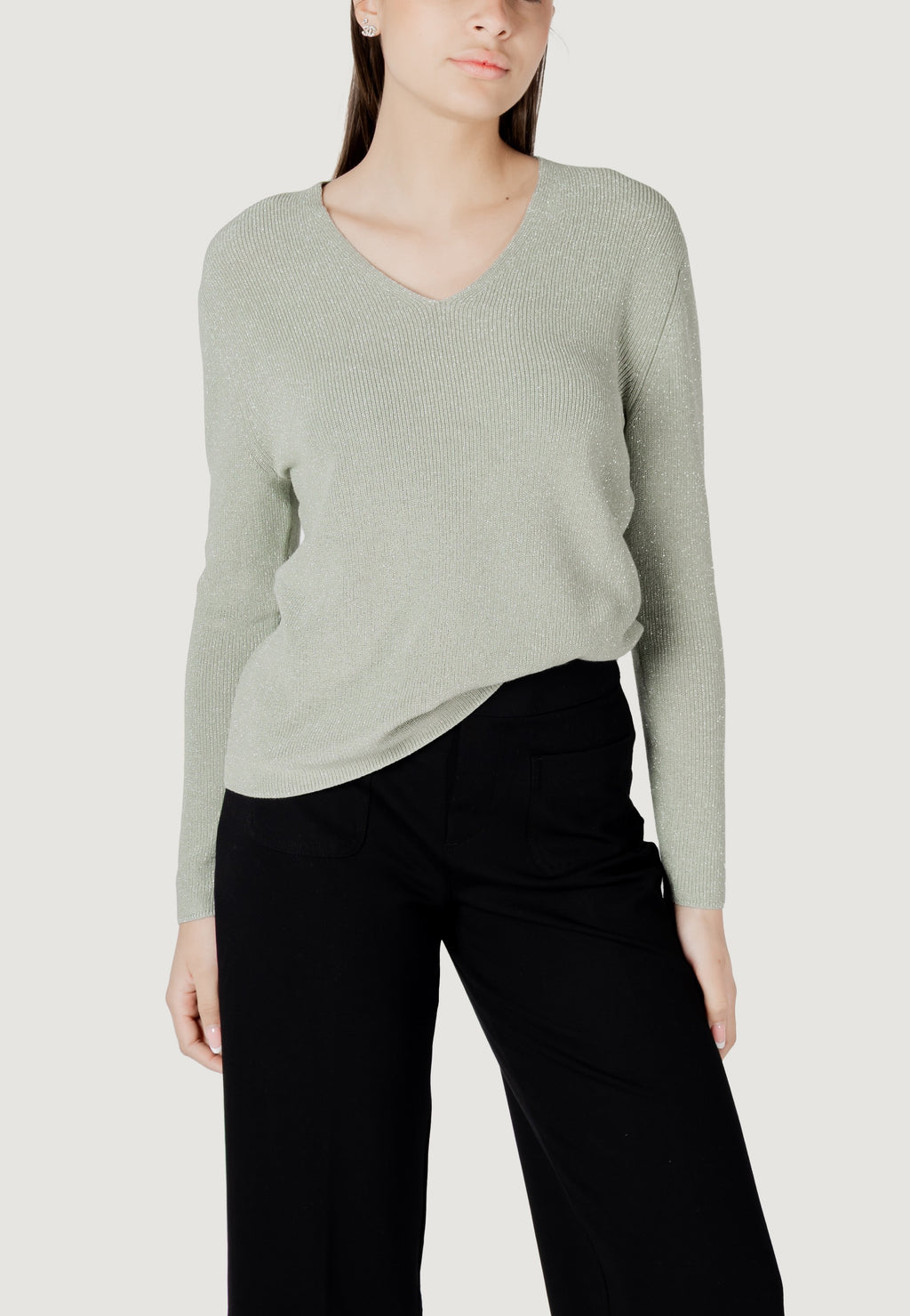 Maglia Street One LTD_QR_lurex v-neck sweater