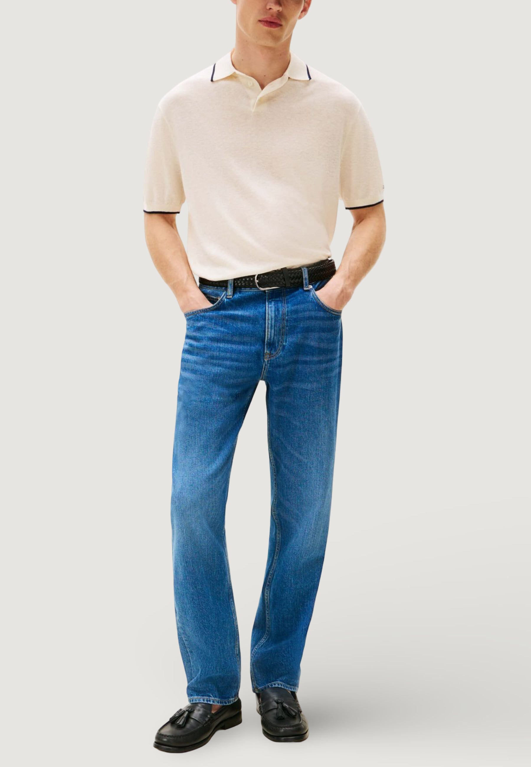 Maglia Tommy Hilfiger TENCEL LINEN KNITTED