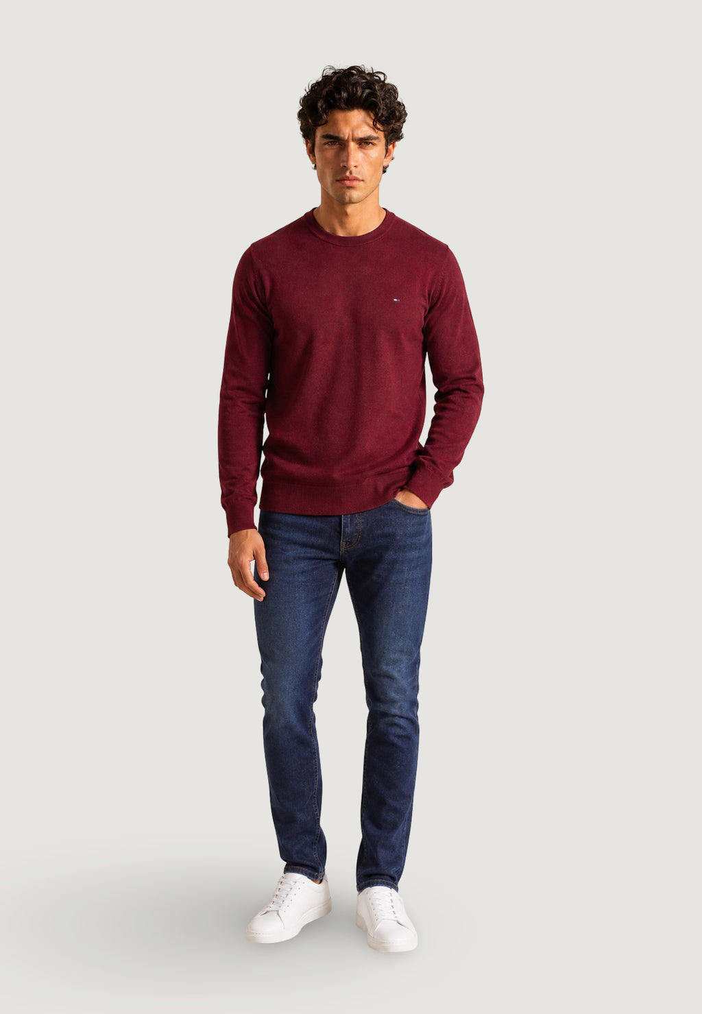 jersey Tommy Hilfiger PIMA ORG CTN CASHMERE