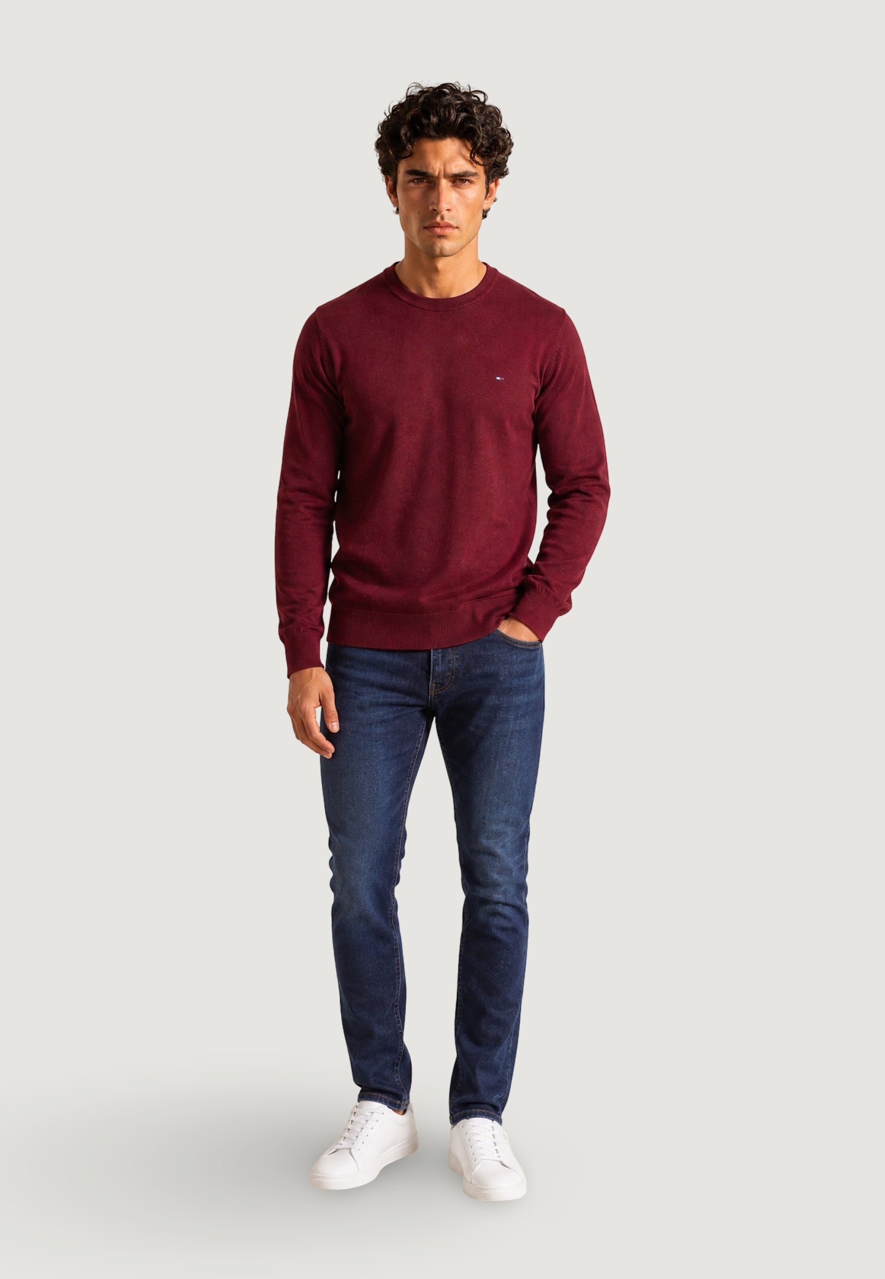 jersey Tommy Hilfiger PIMA ORG CTN CASHMERE