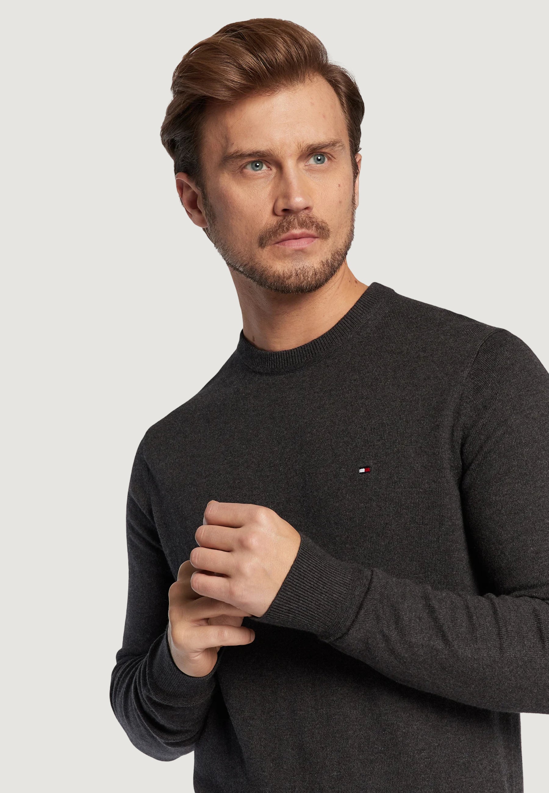 jersey Tommy Hilfiger PIMA ORG CTN CASHMERE