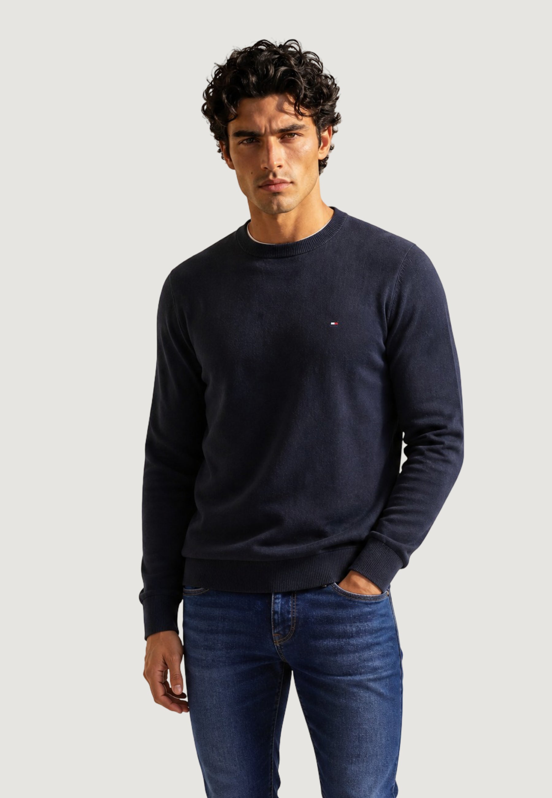jersey Tommy Hilfiger PIMA ORG CTN CASHMERE