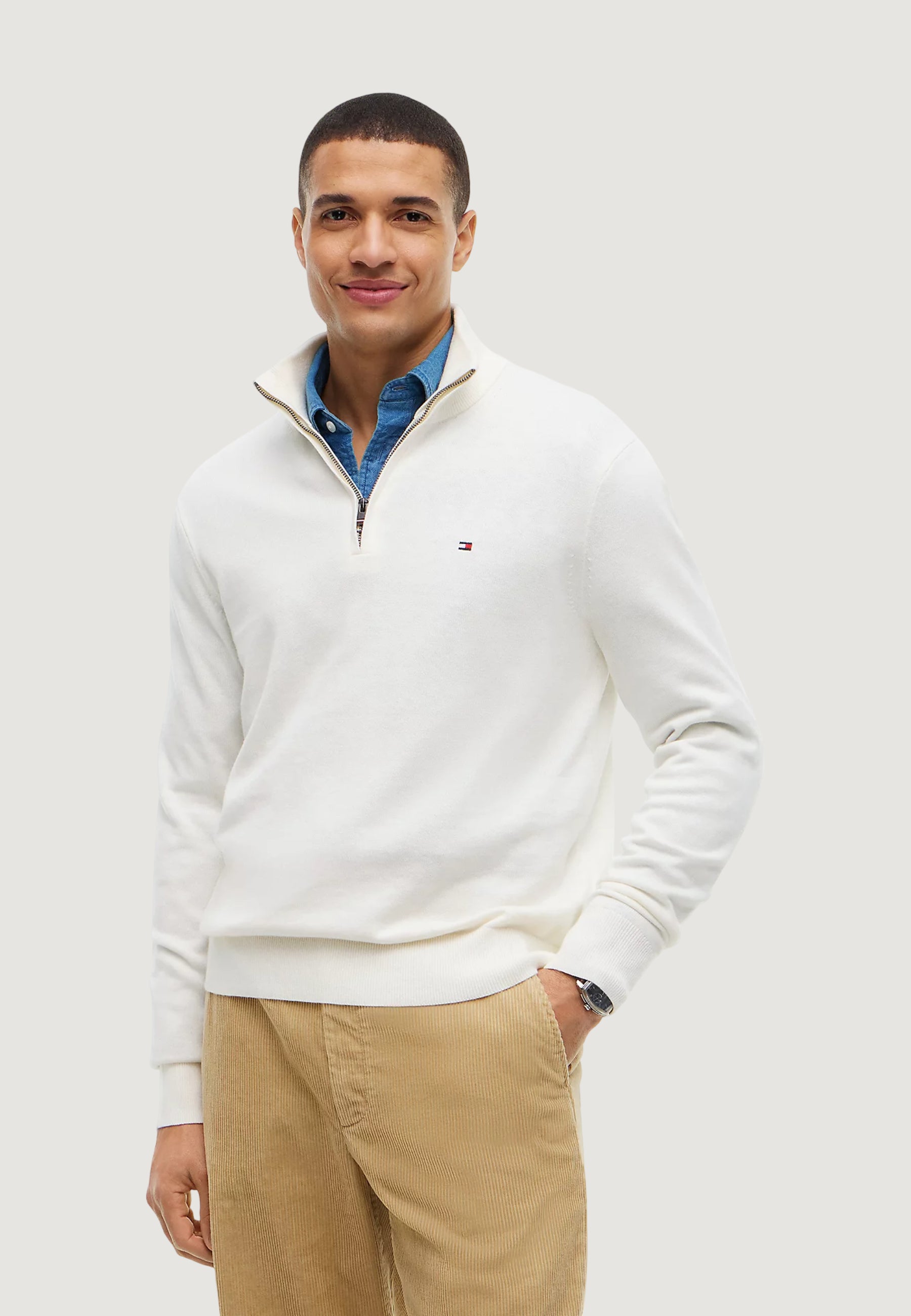 jersey Tommy Hilfiger PIMA ORG CTN CASHMER