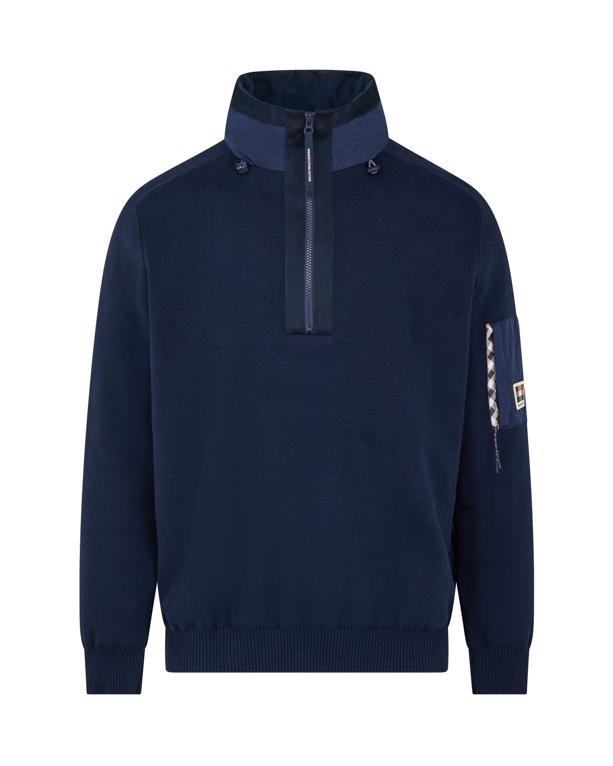 Pullover Aquascutum Active COTTON KNIT 1/4 ZIP SWEATER