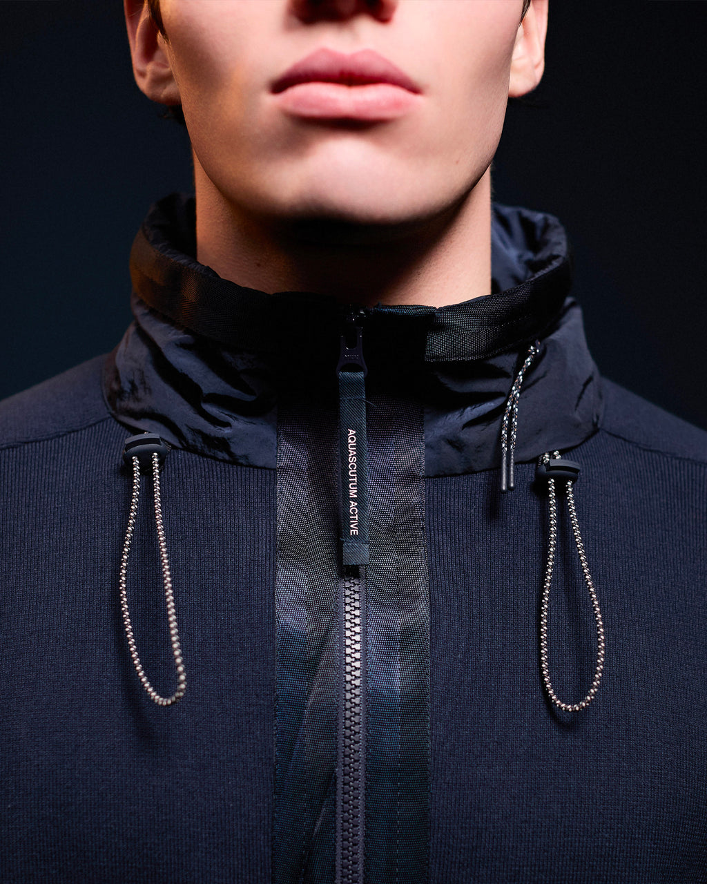 Pullover Aquascutum Active COTTON KNIT 1/4 ZIP SWEATER