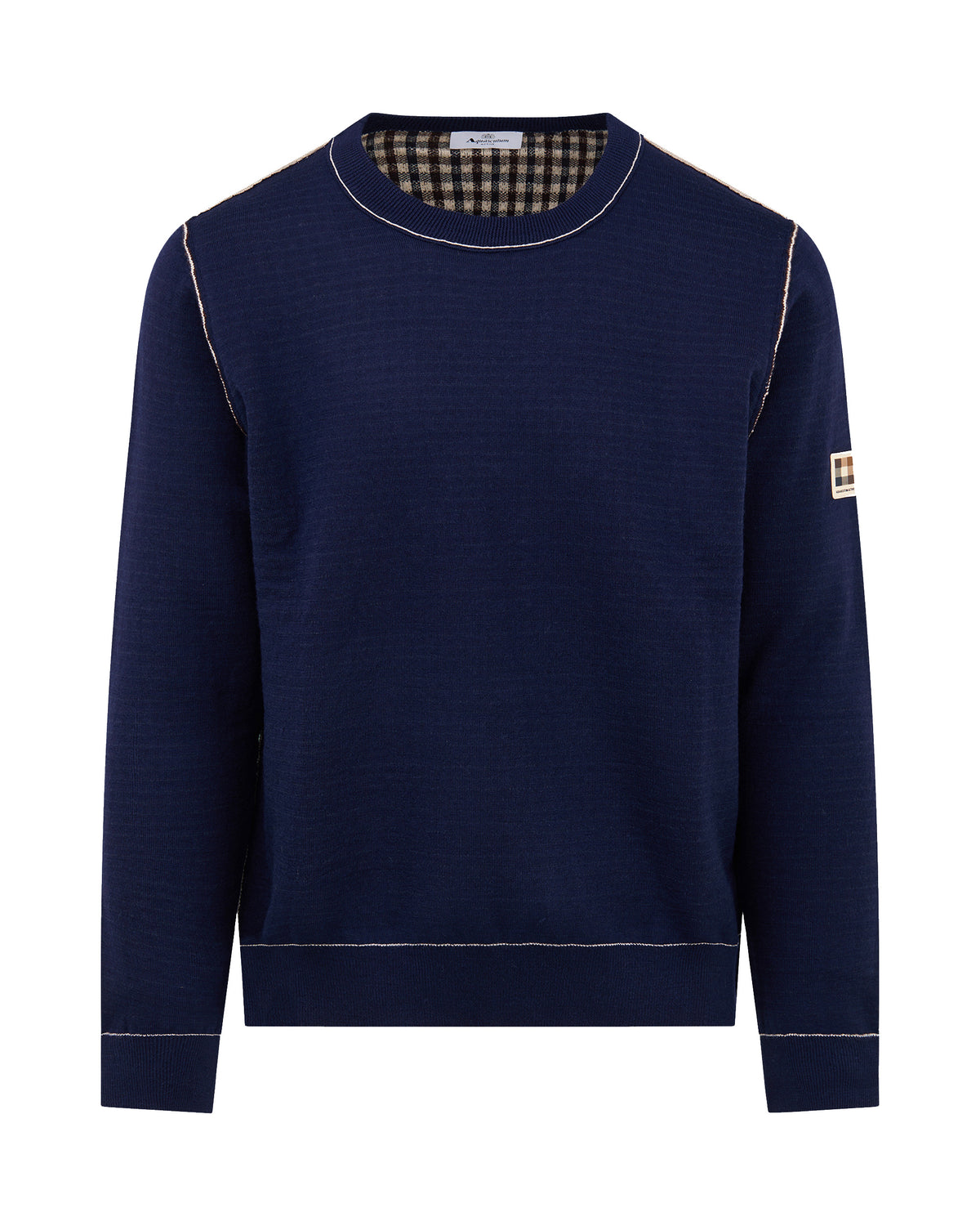 Pullover Aquascutum Active REVERSIBLE WOOL SWEATER