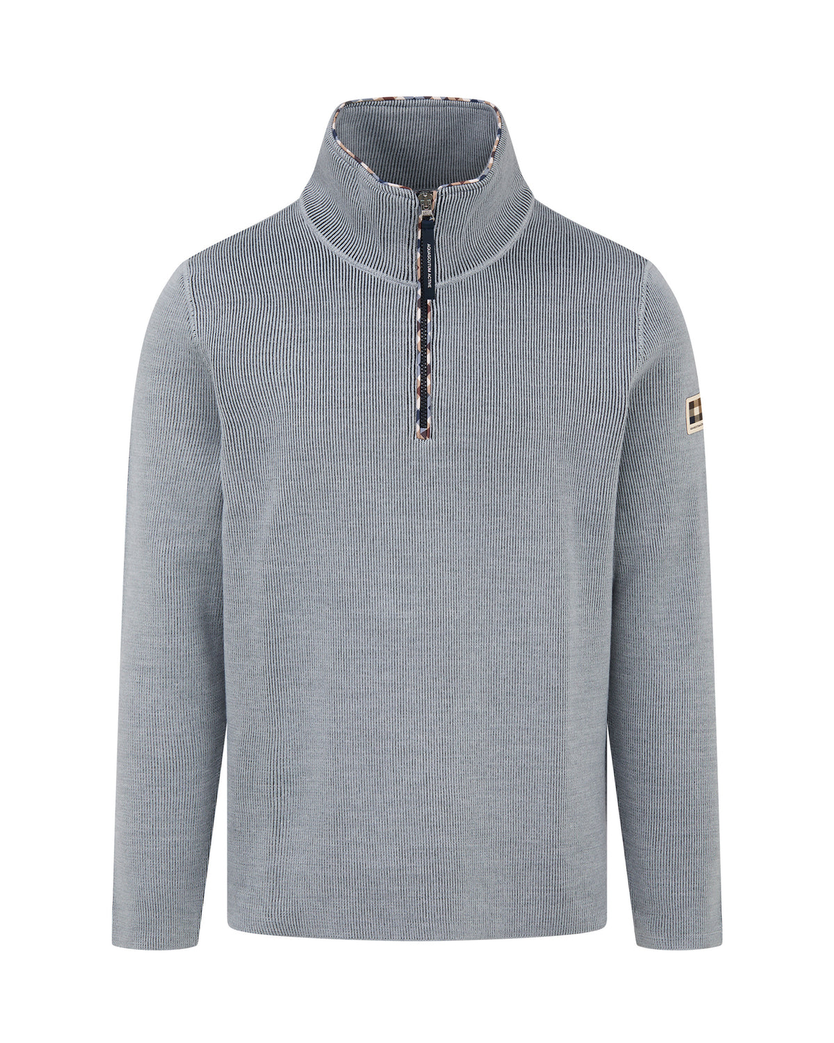 Pullover Aquascutum Active TUBOLAR 1/4 ZIP SWEATER