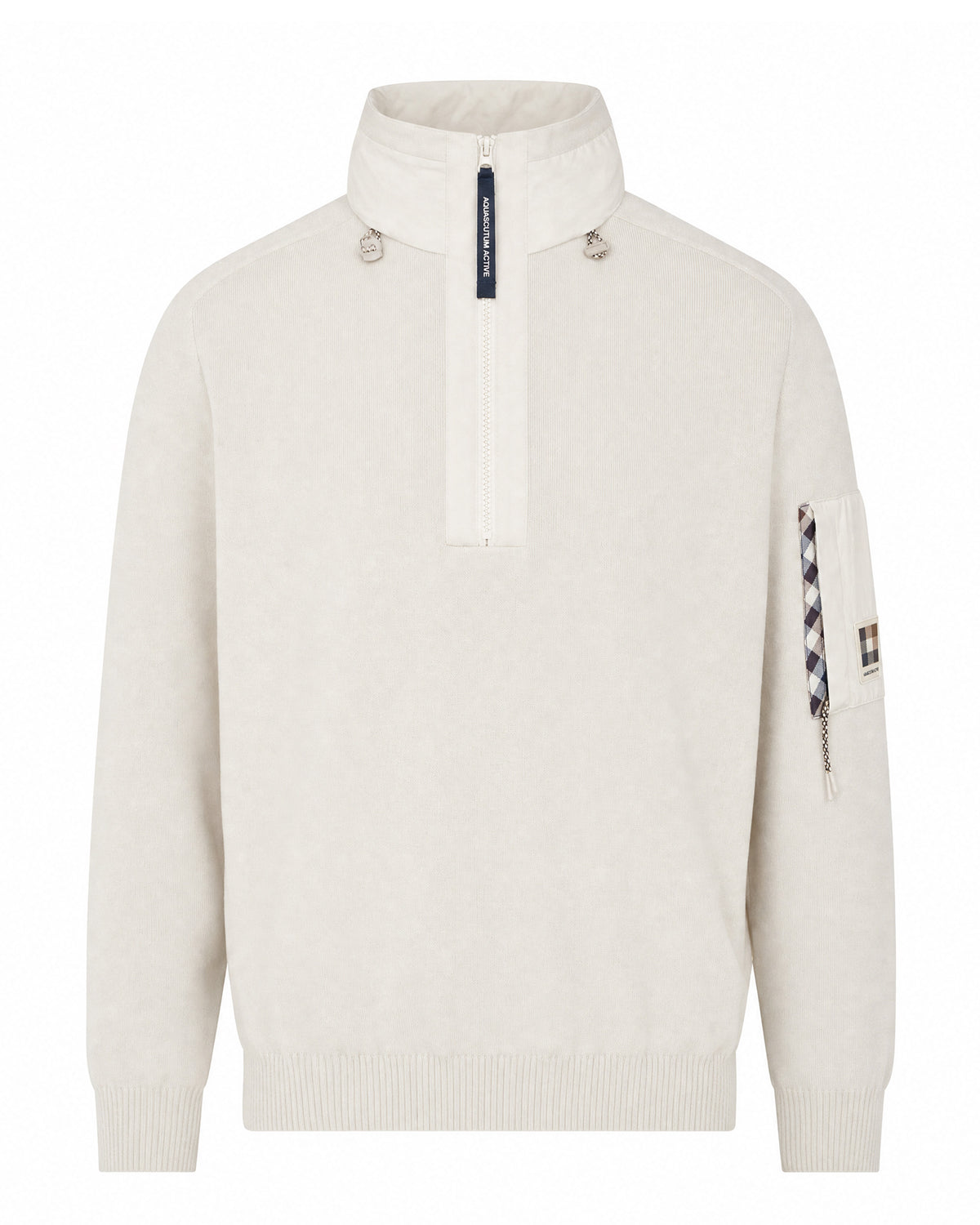 Pullover Aquascutum Active COTTON KNIT 1/4 ZIP SWEATER