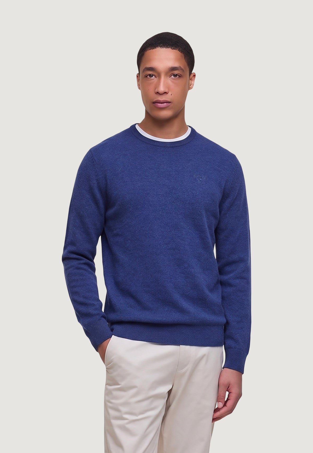 Pullover Barbour ESSENTIAL L/WOOL CREW NECK