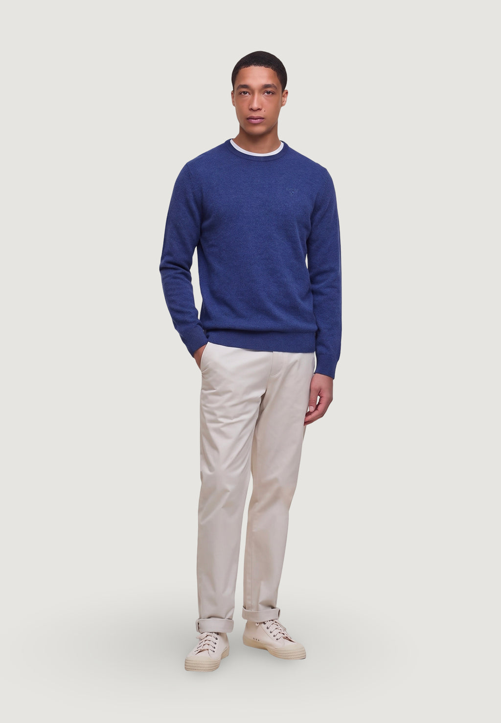 Pullover Barbour ESSENTIAL L/WOOL CREW NECK