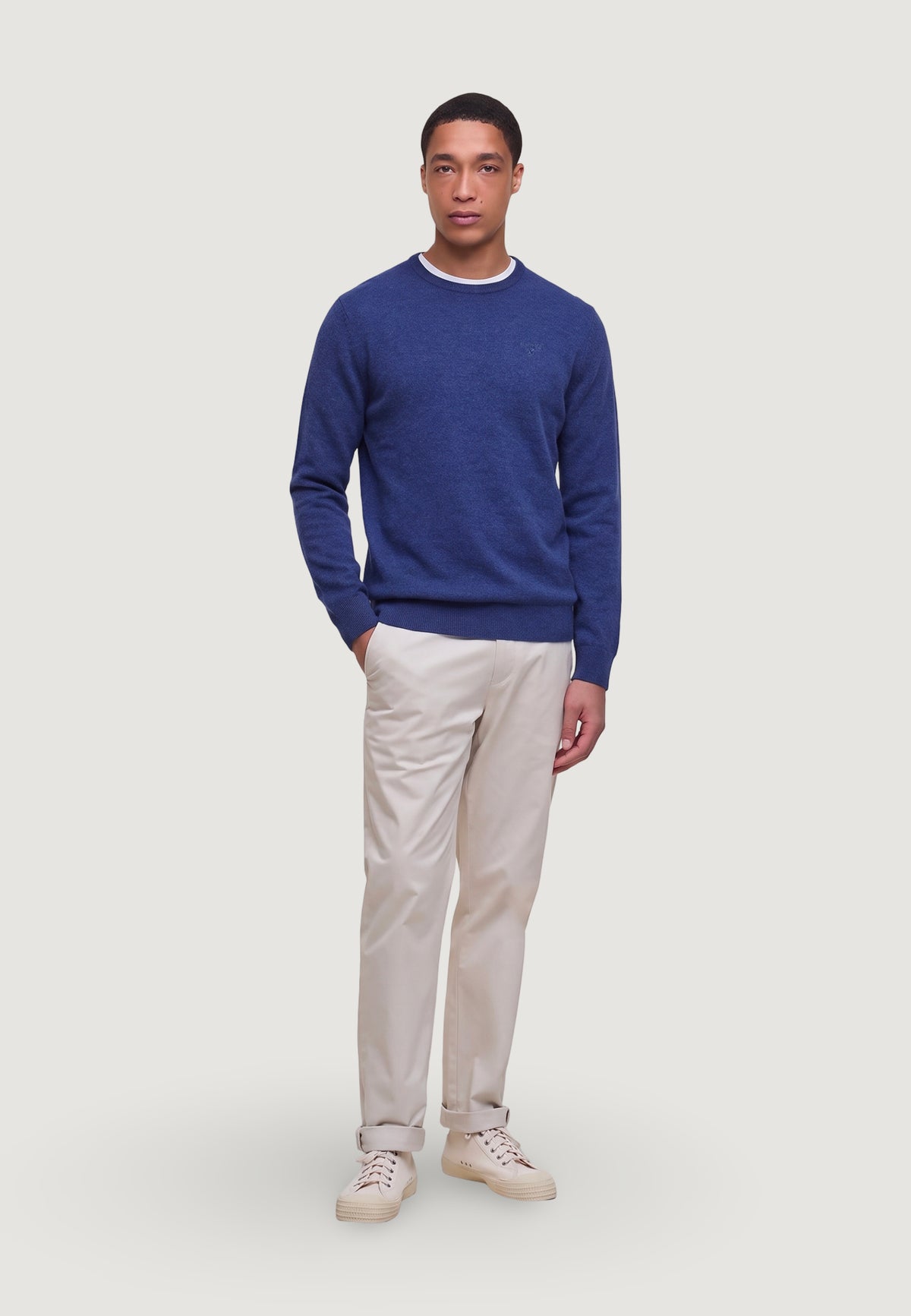 Pullover Barbour ESSENTIAL L/WOOL CREW NECK