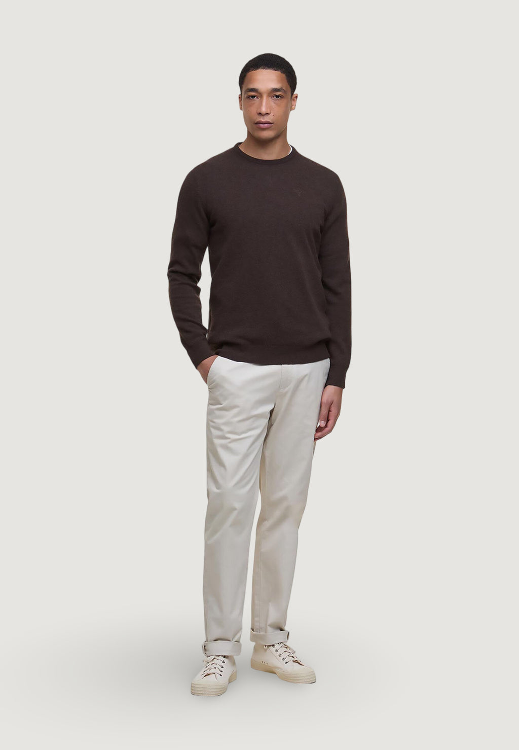 Pullover Barbour ESSENTIAL L/WOOL CREW NECK