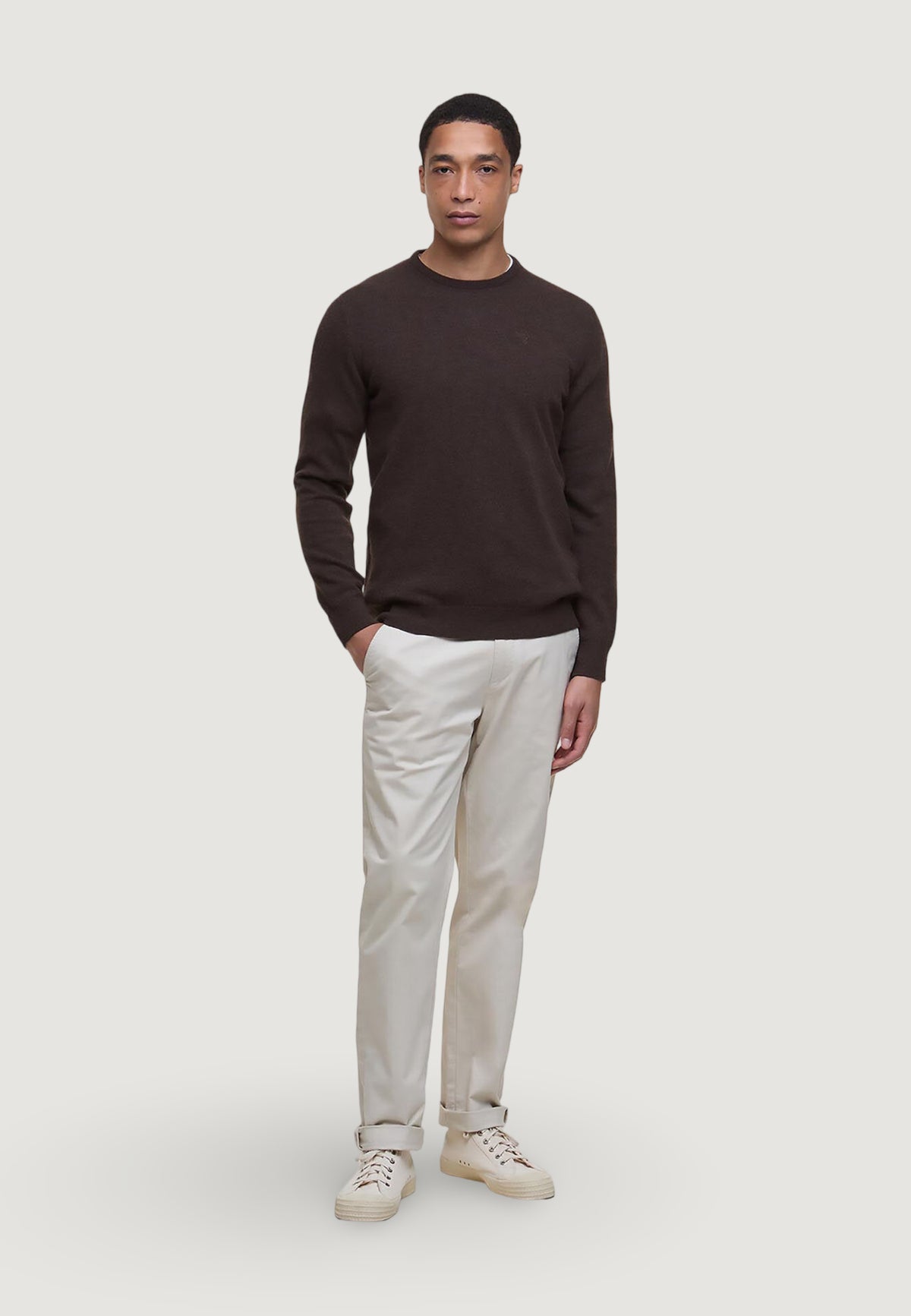 Pullover Barbour ESSENTIAL L/WOOL CREW NECK
