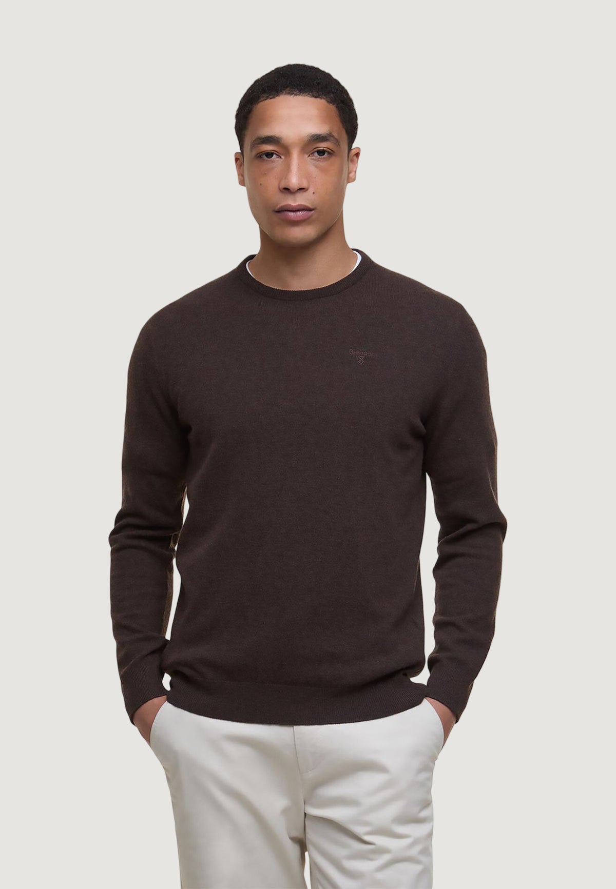 Pullover Barbour ESSENTIAL L/WOOL CREW NECK