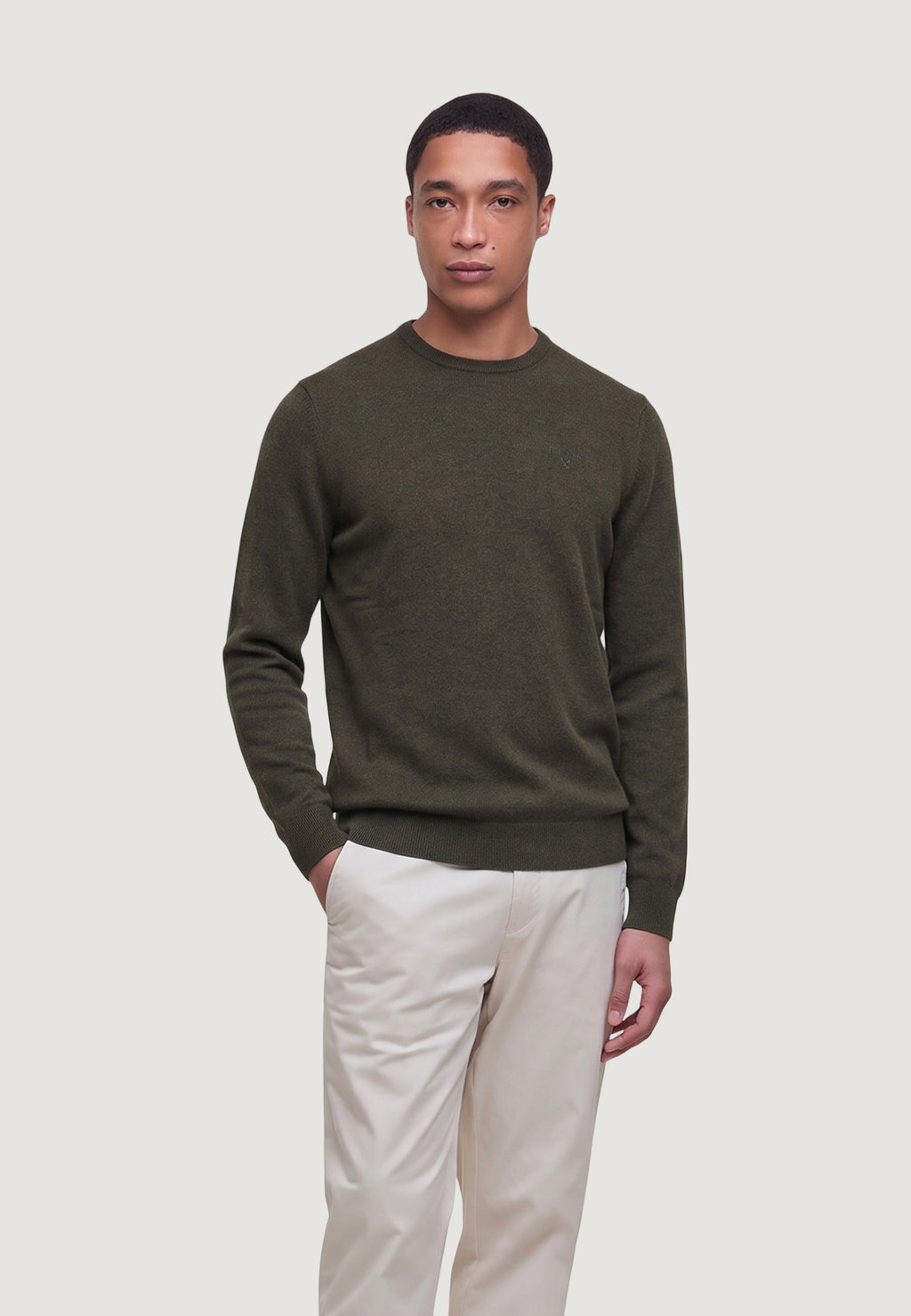 Pullover Barbour ESSENTIAL L/WOOL CREW NECK