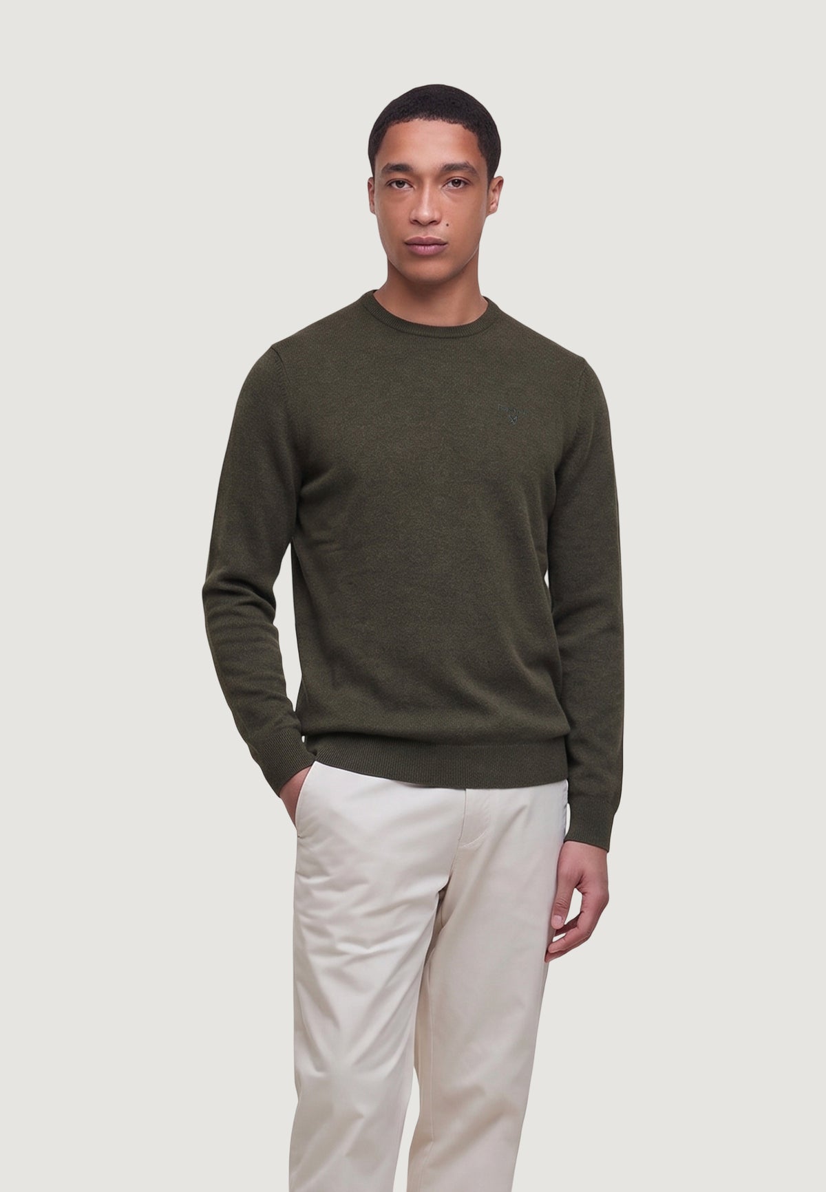 Pullover Barbour ESSENTIAL L/WOOL CREW NECK