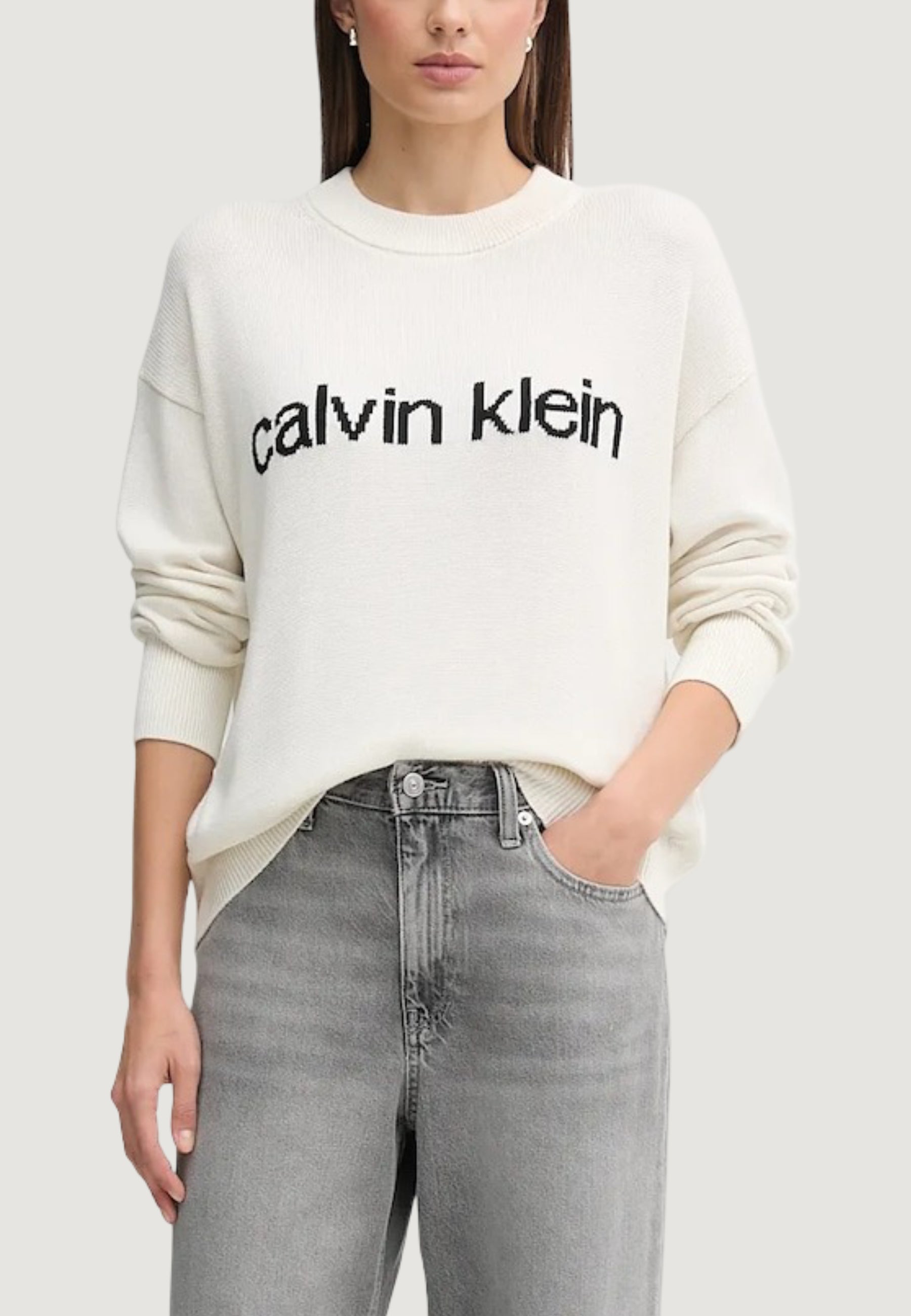 Maglione Calvin Klein Jeans Cotton Graphic Pullo