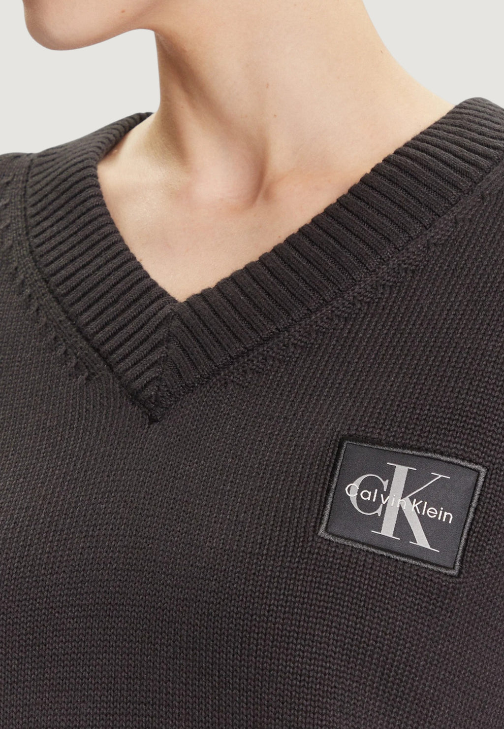Pullover Calvin Klein Jeans CK EMBRO BADGE V-NEC