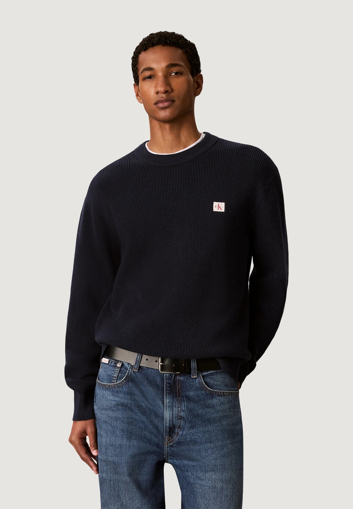 Maglione Calvin Klein Jeans LS EZ COTTON WAFFLE