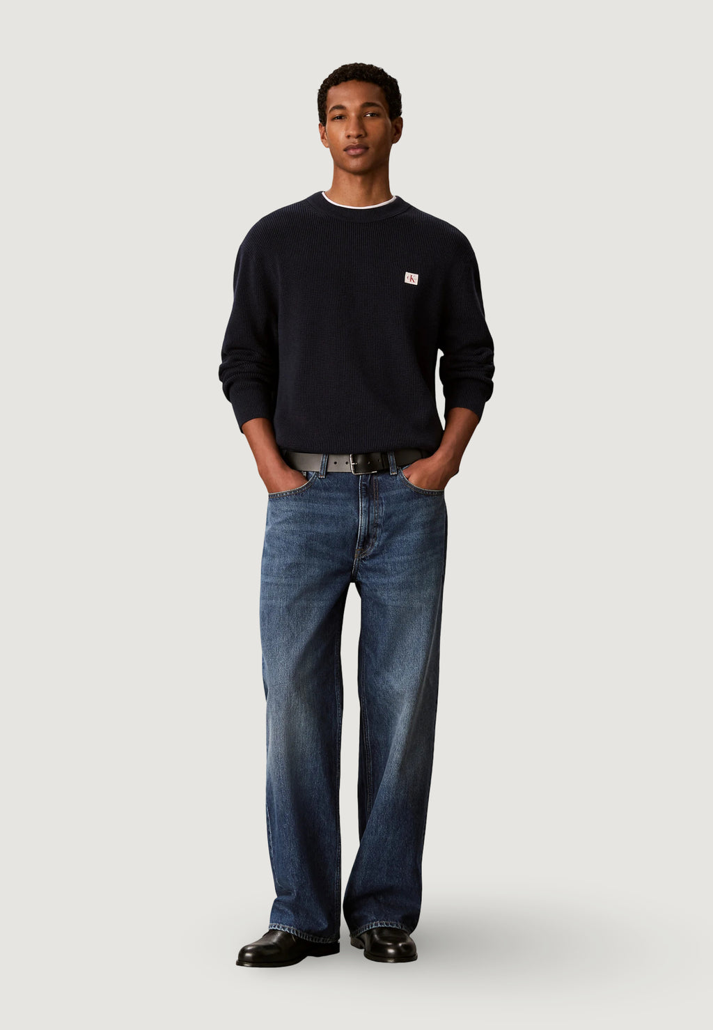 Pullover Calvin Klein Jeans LS EZ COTTON WAFFLE