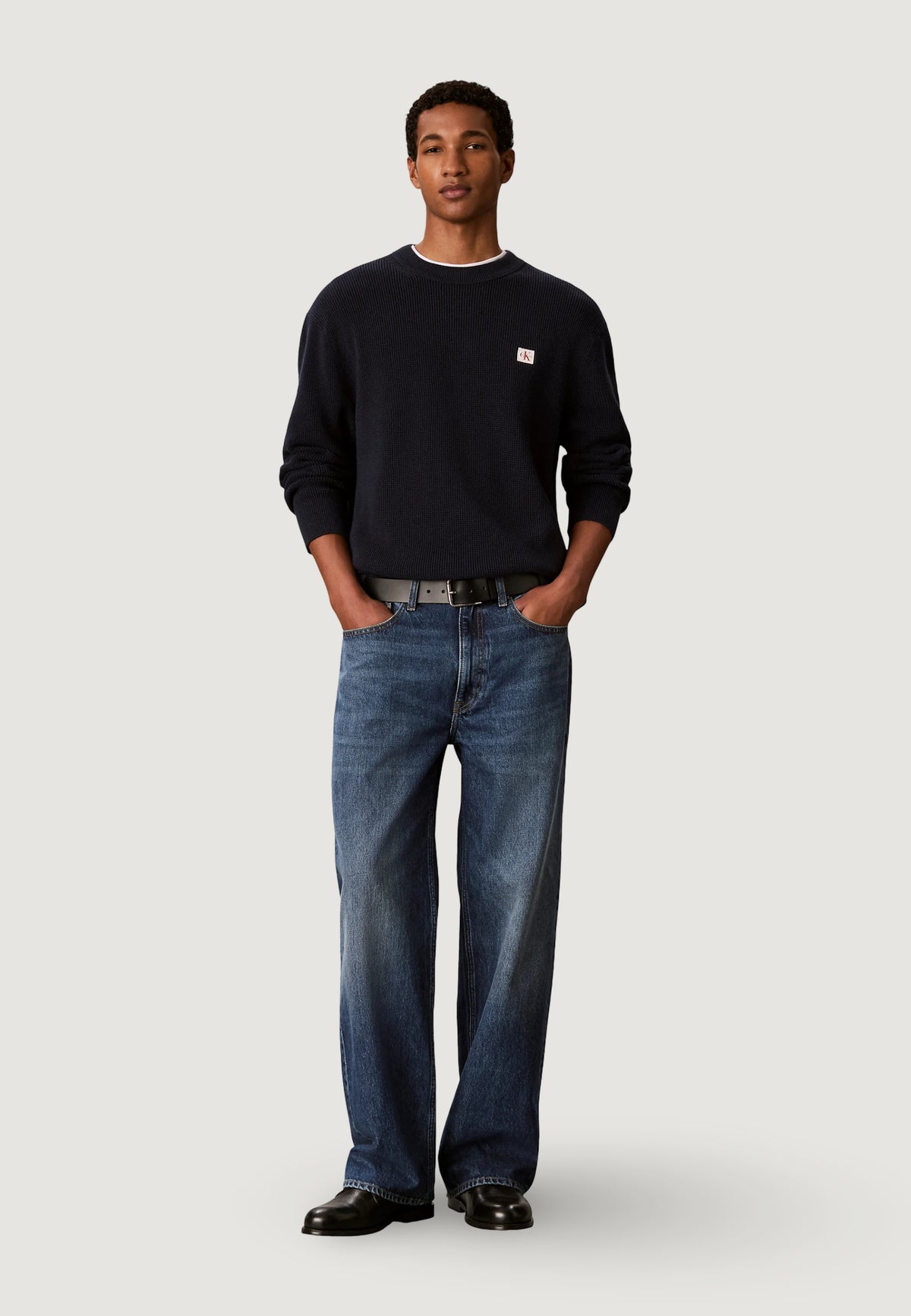 Maglione Calvin Klein Jeans LS EZ COTTON WAFFLE