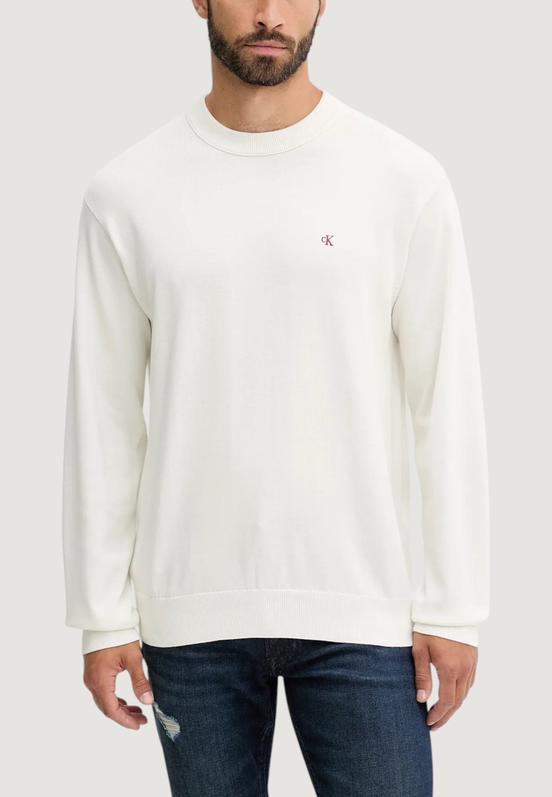 Maglione Calvin Klein Jeans LS EZ COTTON CREWNK