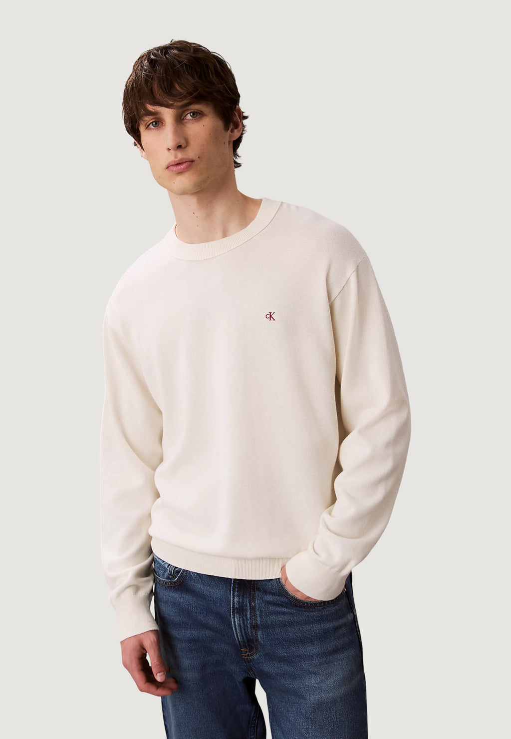 Maglione Calvin Klein Jeans LS EZ COTTON CREWNK