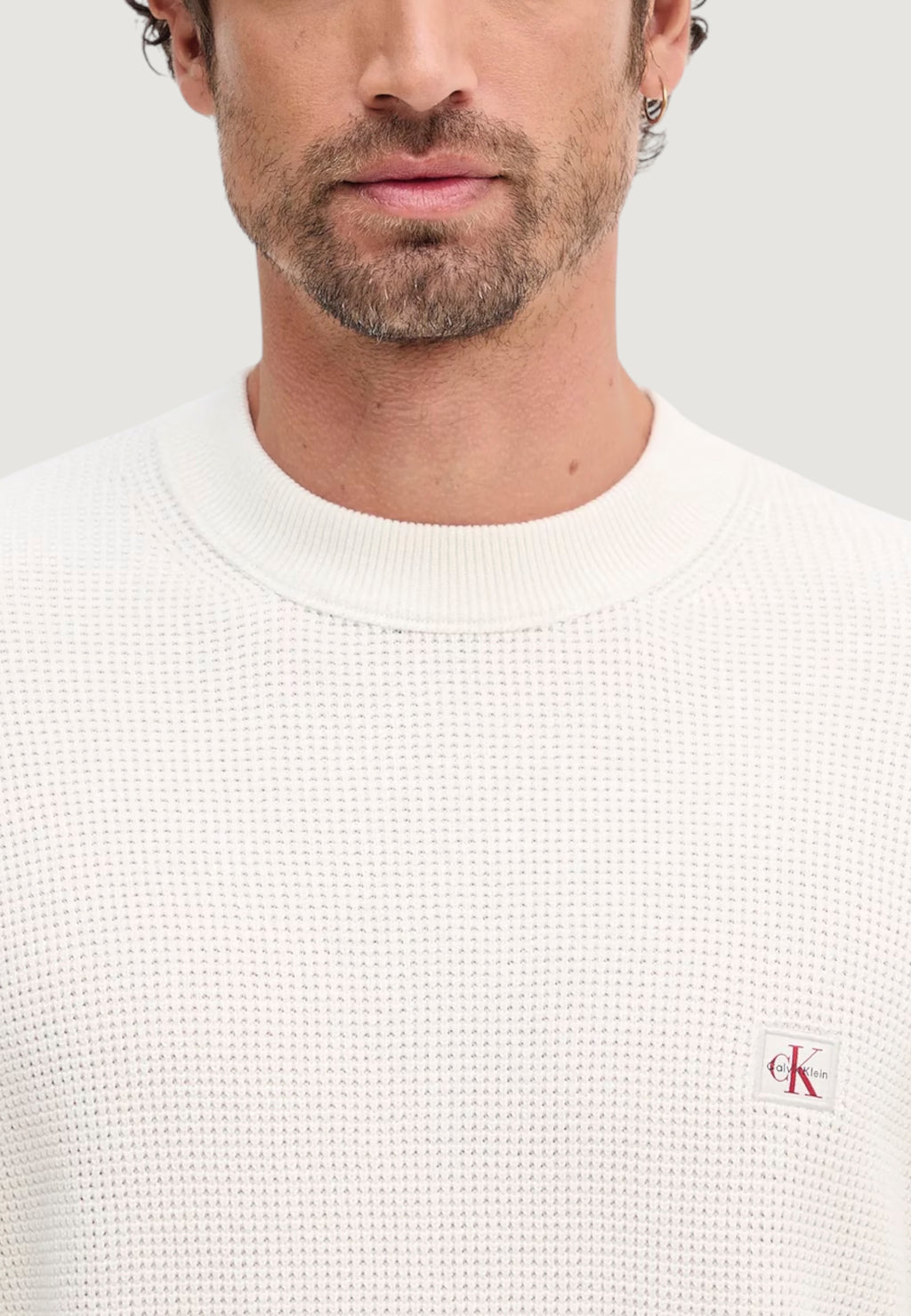 Maglione Calvin Klein Jeans LS EZ COTTON WAFFLE