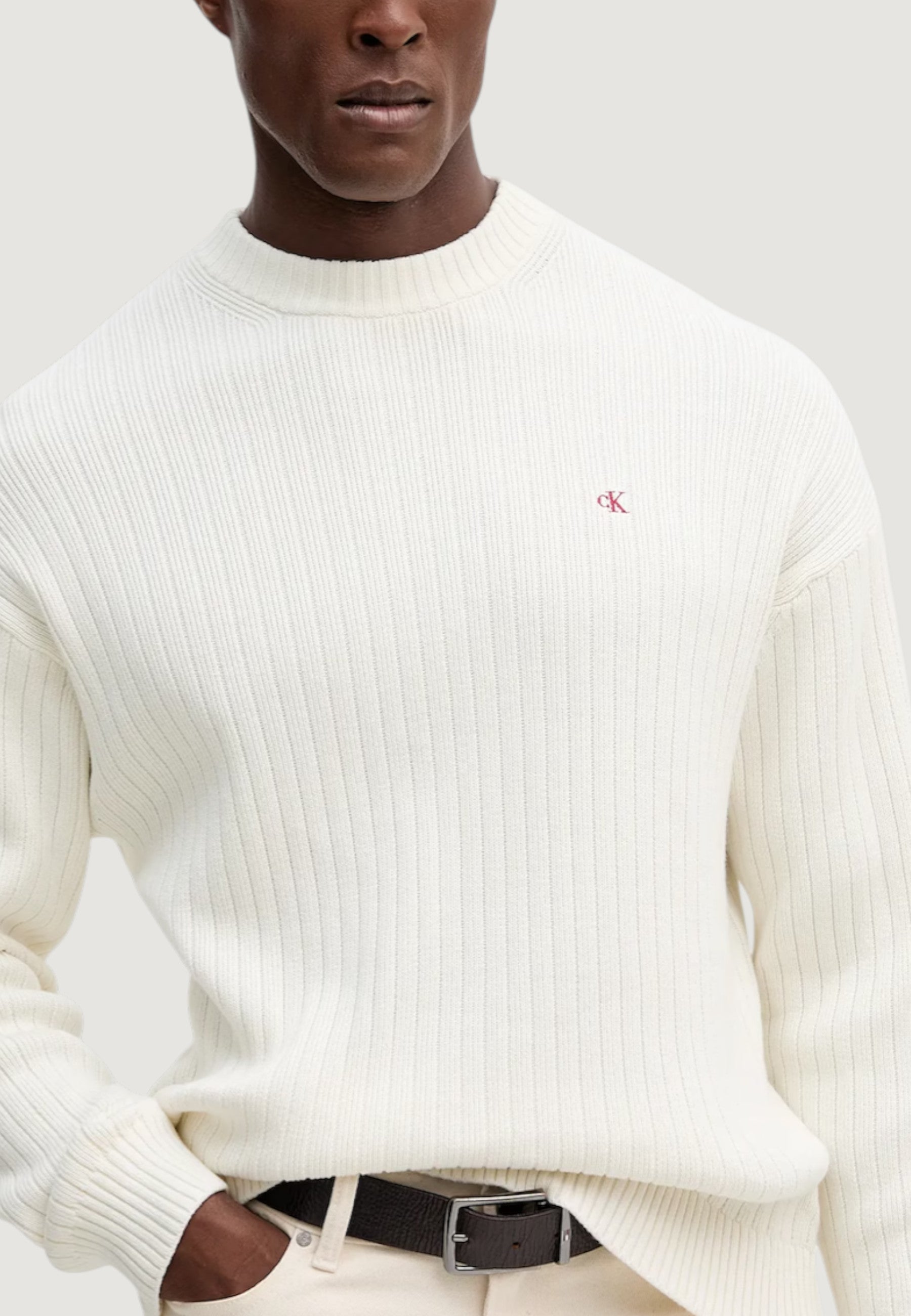 Maglione Calvin Klein Jeans LS VERTICAL TEXTURE