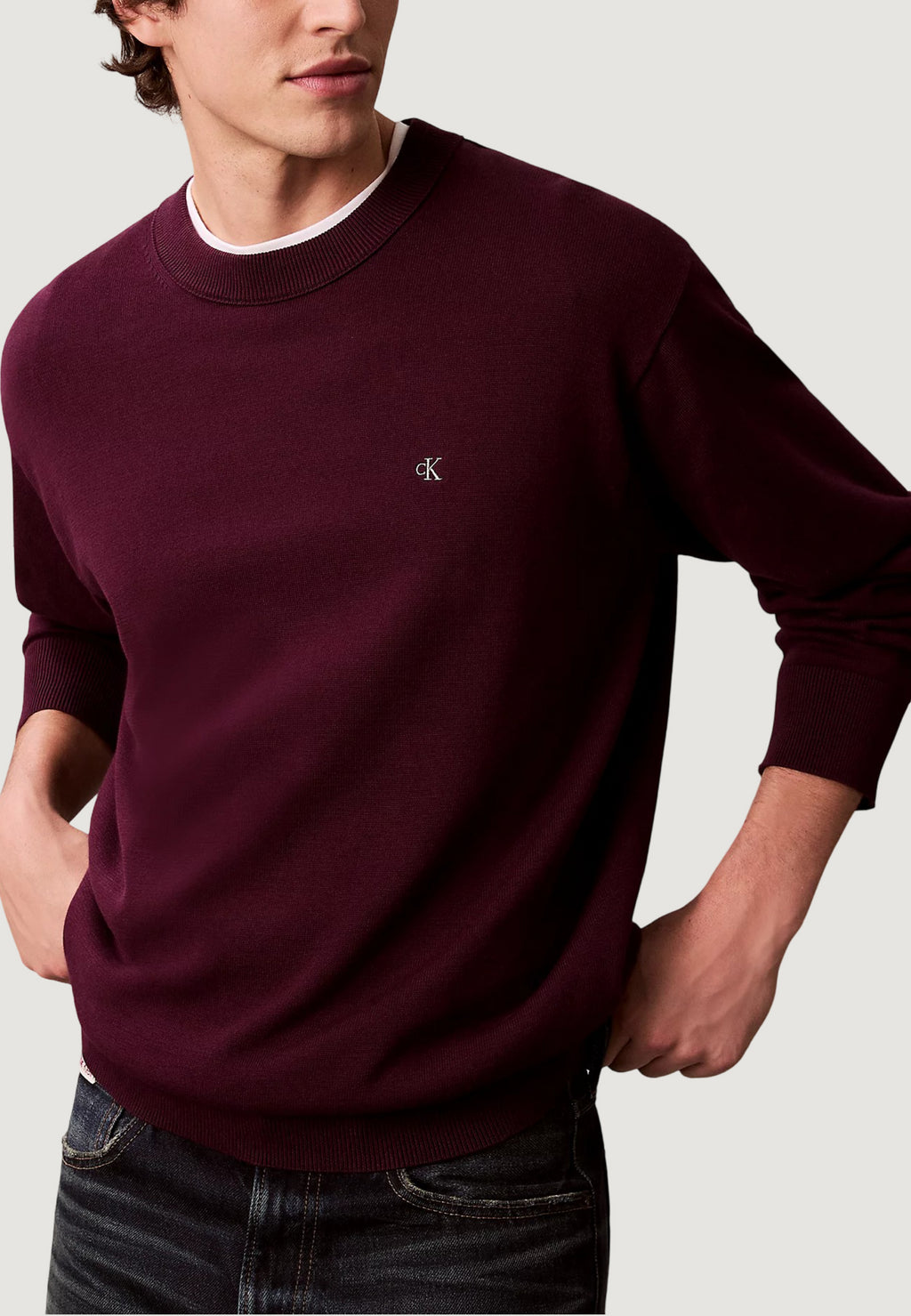 Maglione Calvin Klein Jeans LS EZ COTTON CREWNK