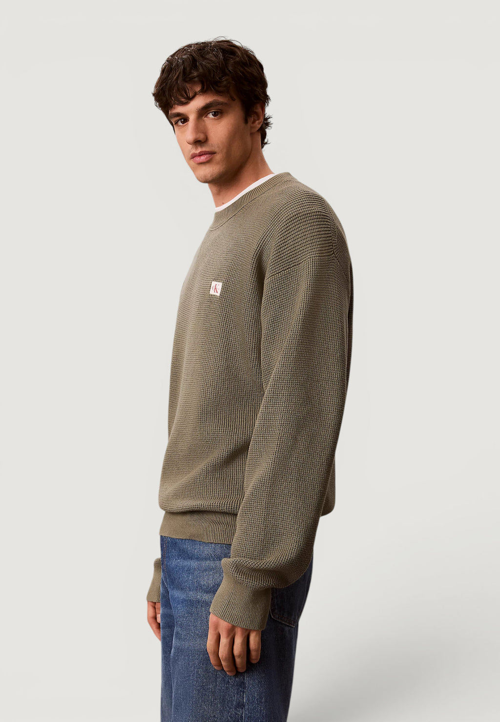 Maglione Calvin Klein Jeans LS EZ COTTON WAFFLE