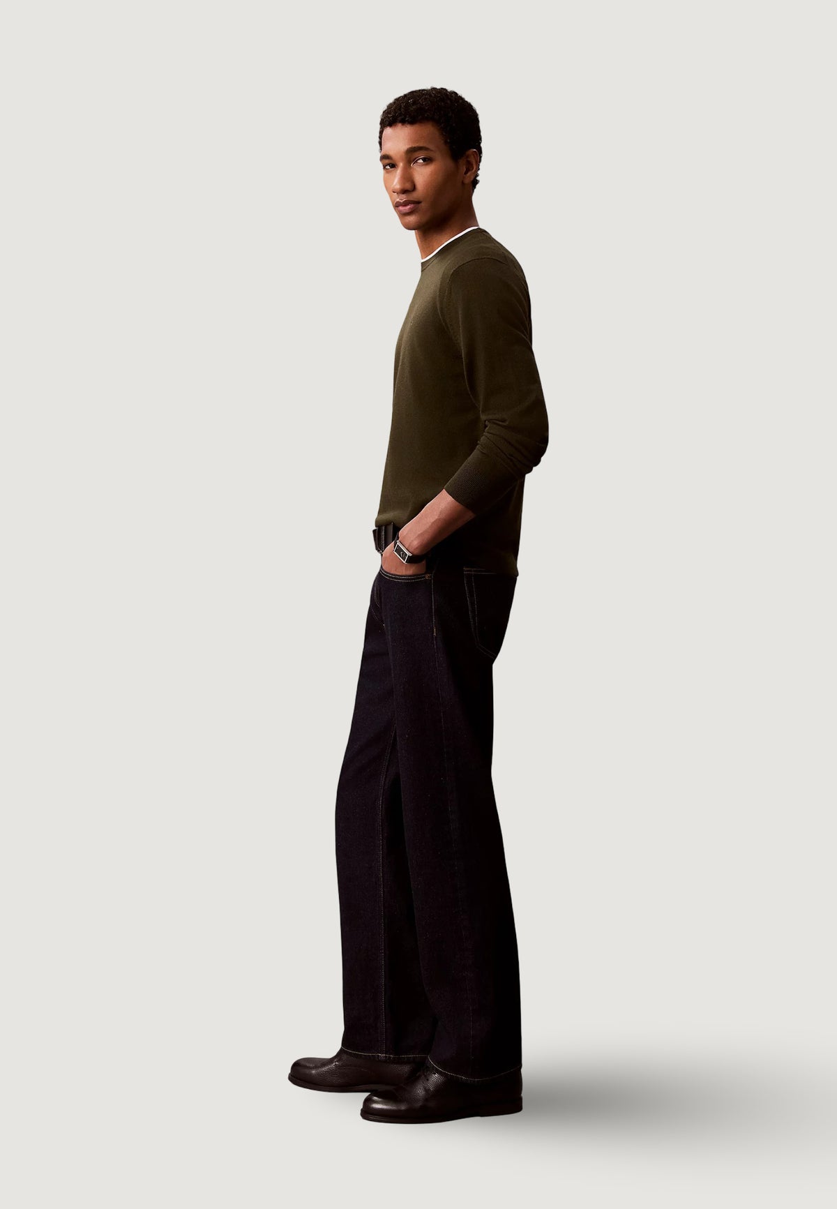 Maglione Calvin Klein LS MERINO CREW