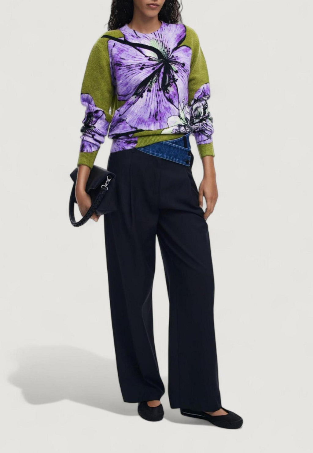 Maglione Desigual JERS_ORQUIDEA_LACROIX