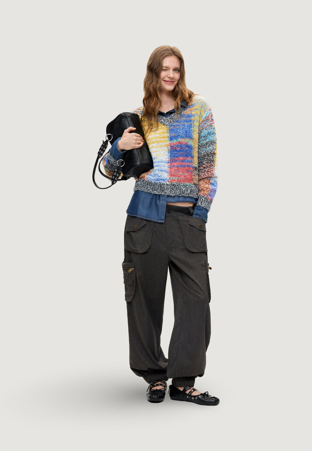 Pullover Desigual JERS_EARTHTEXTURE